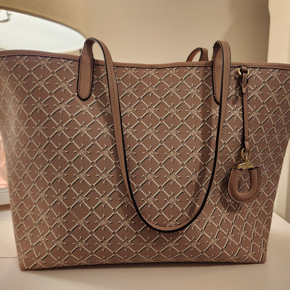 Ralph Lauren Tote, Classic Pink